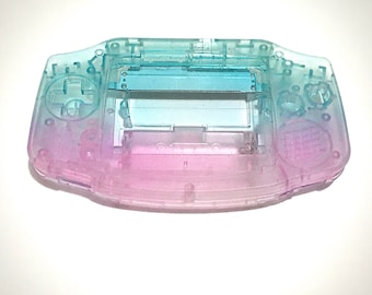 Pink and Blue Fade Gameboy Advance Shell