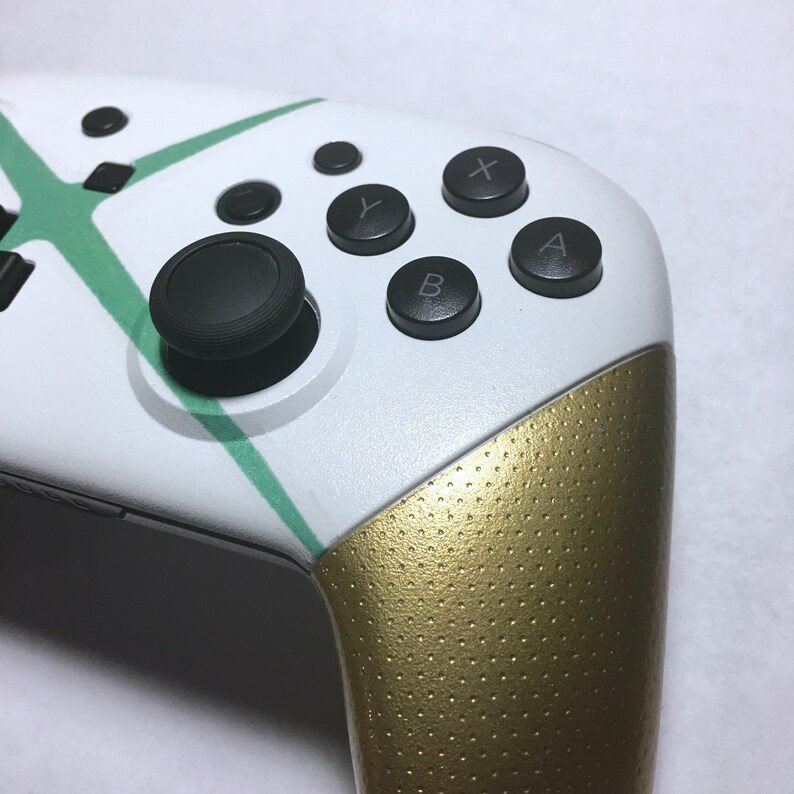 Custom Xenoblade 2 Pro Controller Mythra Remix Etsy