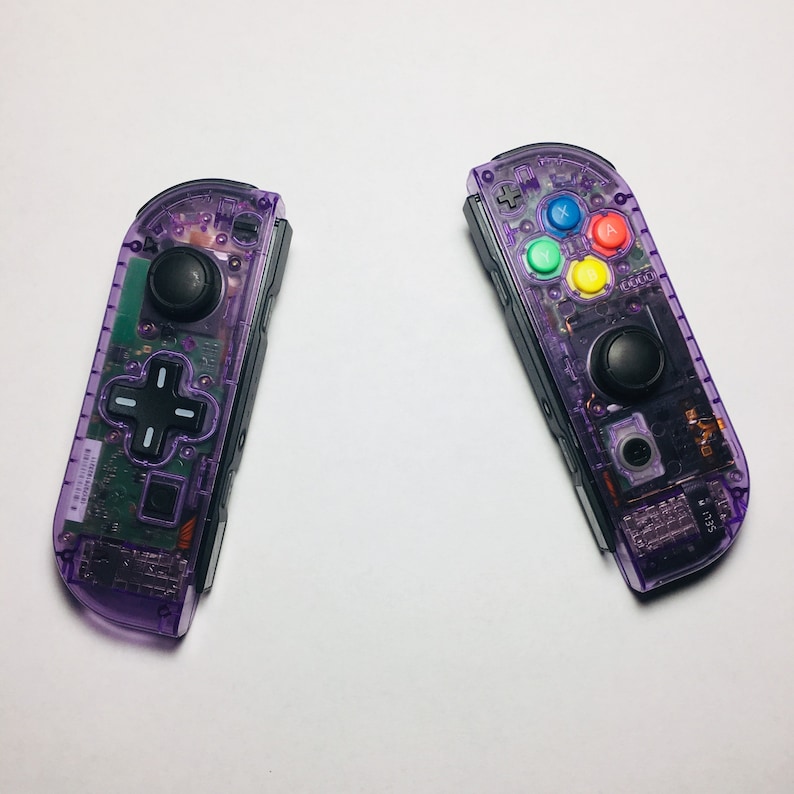 Atomic Purple Joy Con Replacement Shell Controller Nintendo Switch