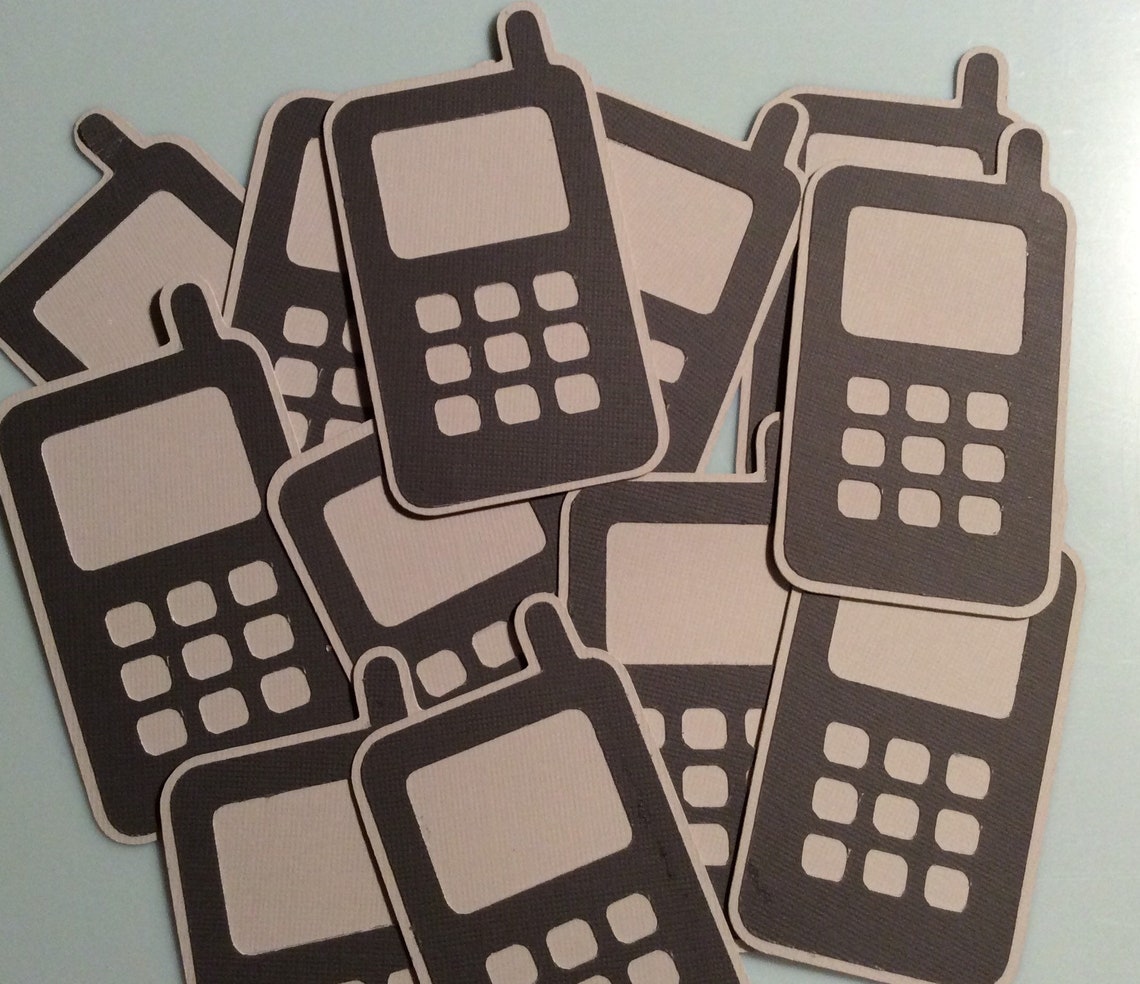 Cell phone gift tags set of 12 Etsy