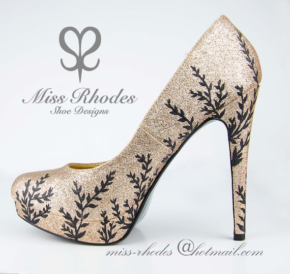 sparkly pumps shoes