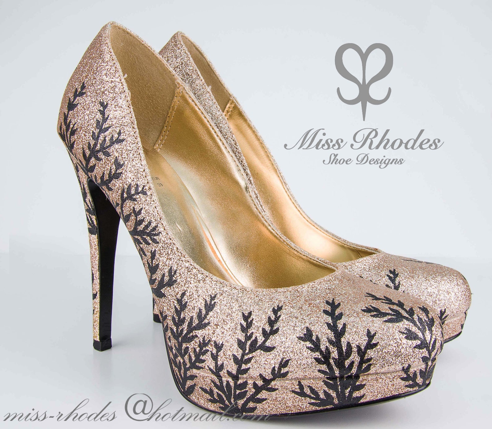 sparkly stilettos