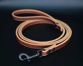 Laisse en cuir The Everyday (noyer)
