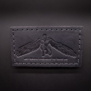 Angel of Death Black Patch | Handmade in USA