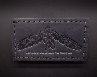 Angel of Death Black Patch | Handmade in USA