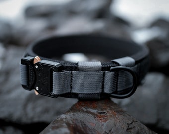 Trigger Nylon Collar 1.5" (Black/Grey)