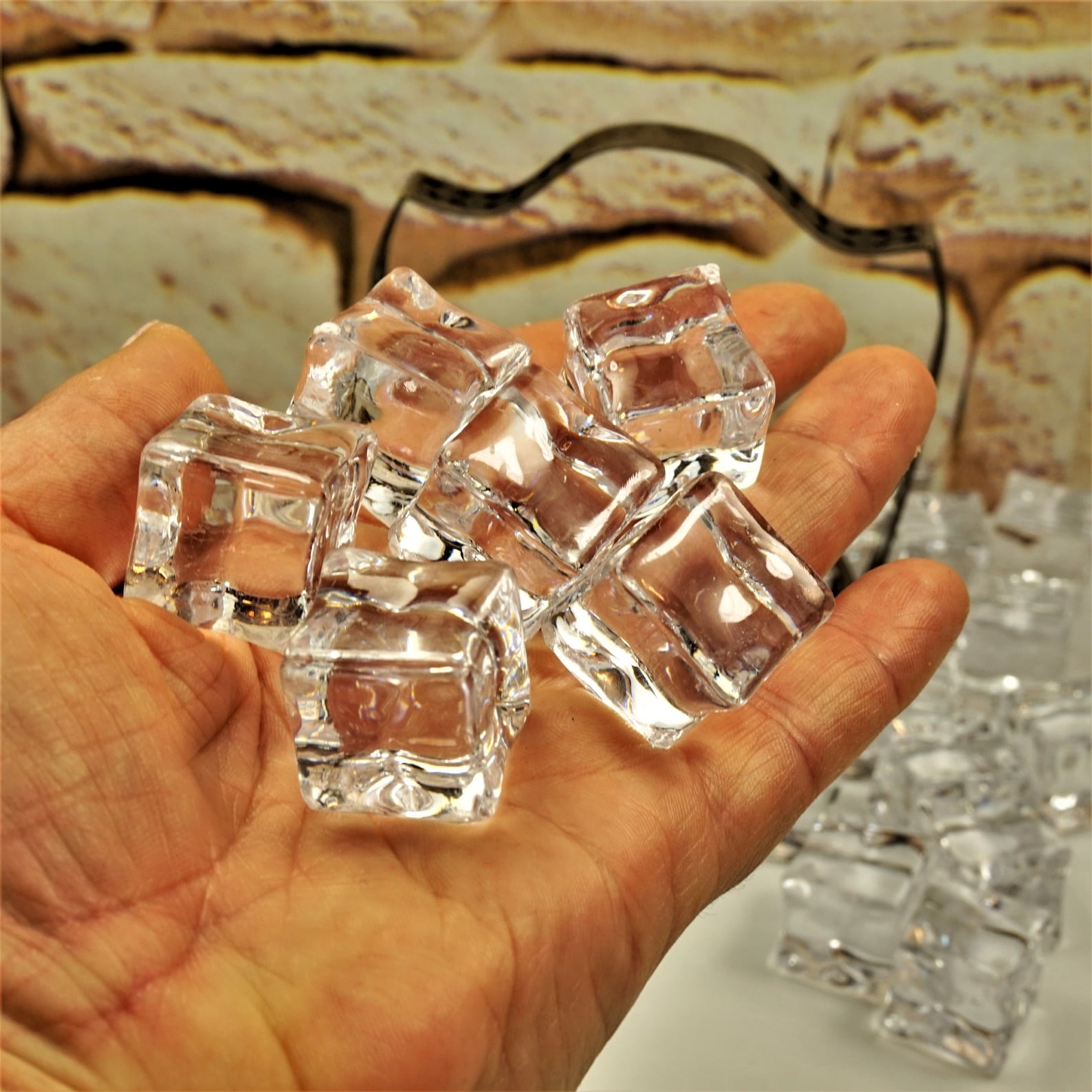 2 Cm CLEAR ICE CUBES Resin Cubes for Craft Small Gift Idea Etsy UK