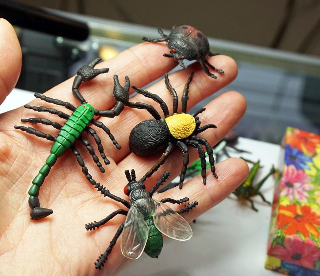 Halloween Insects Set, Realistic Plastic Bugs, Party Favors (12 Pcs) - Etsy