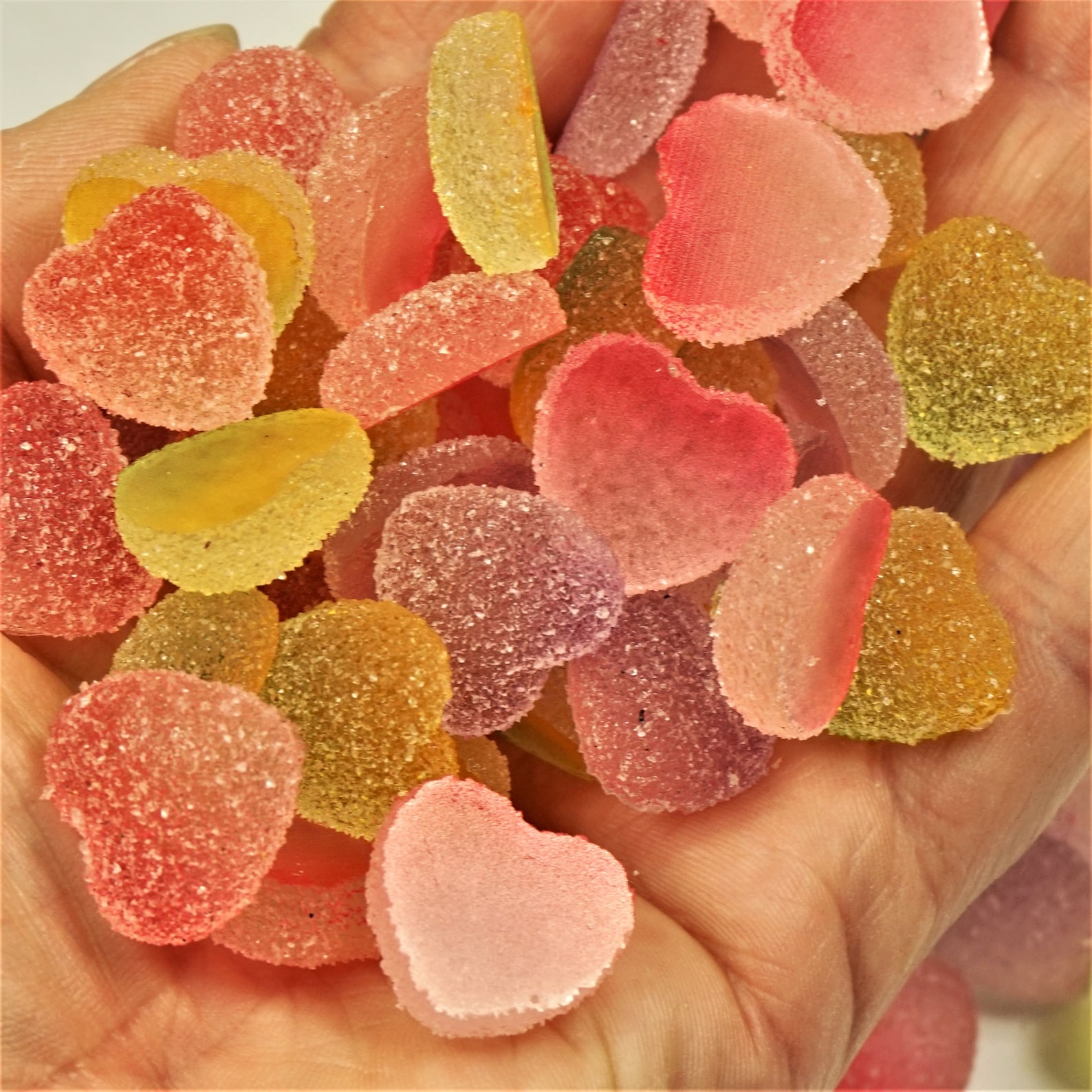 MARMALADE HEART Gummy CANDIES Assorted Sugar Jelly Hearts Etsy