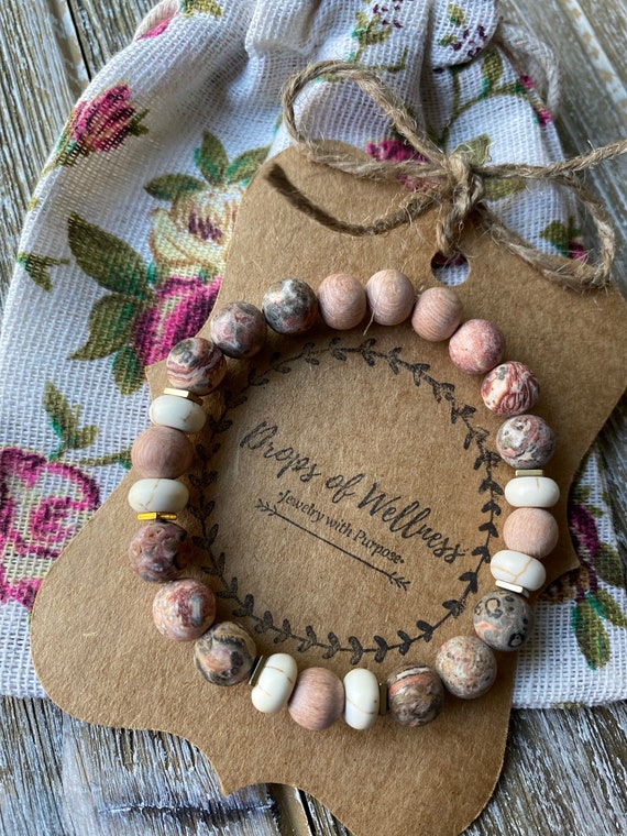 Etsy essential oil best sale bracelet