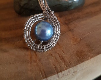 Wire wrapped pendant