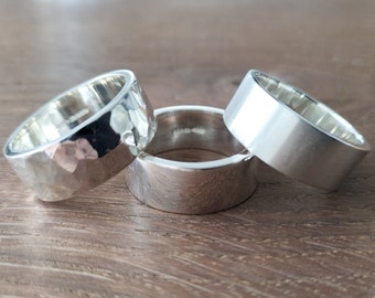 Chunky Silver Ring / Wide Silver Ring / Heavy Silver Ring / Mens Silver Ring / Wide Ring / Rings For Men / Rings Silver / Silver Ring