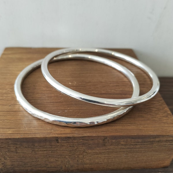 Silver Bangle / Mens Silver Bracelet / Solid Silver Bangle / Mens Silver Bangle / Silver Bracelet / Silver Bangles For Women / Mens Bangle