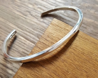 Mens Silver Bracelet / Silver Bangles For Women / Mens Silver Bangle / Mens Cuff Bracelet / Silver Cuff Bangle / Mens Sterling Silver Bangle