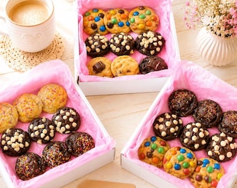 Mini cookie box, Birthday cookie gift, postal cookies, bakes, cookies, thank you gift, Christmas