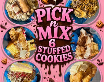 Build Your Own Stuffed NYC Cookies Box | 6 Chunky Flavours, Birthday Treat