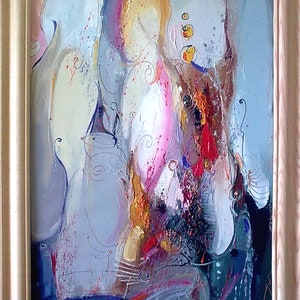 Oil painting ,Abstract Painting, Original Abstract Art, Canvas Oil Painting, Modern Painting , Small Painting Beach Art Gifts,Absract art