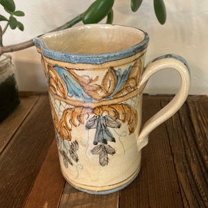 Vintage Olaria de Almansil Algarve Leonor Pottery Pitcher Made in Portugal