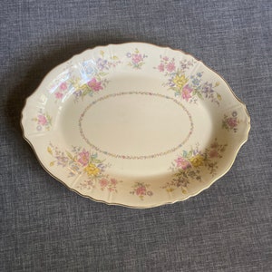 Set of 2 Syracuse China Briarcliff Pattern Serving Platters