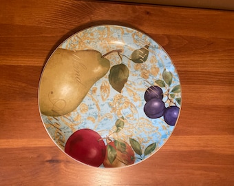 222 Fifth Fruit Renaissance Dinner Plate
