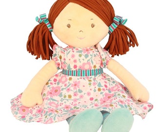 monogrammed rag dolls