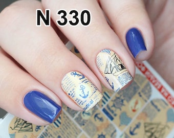 letter nail stickers etsy