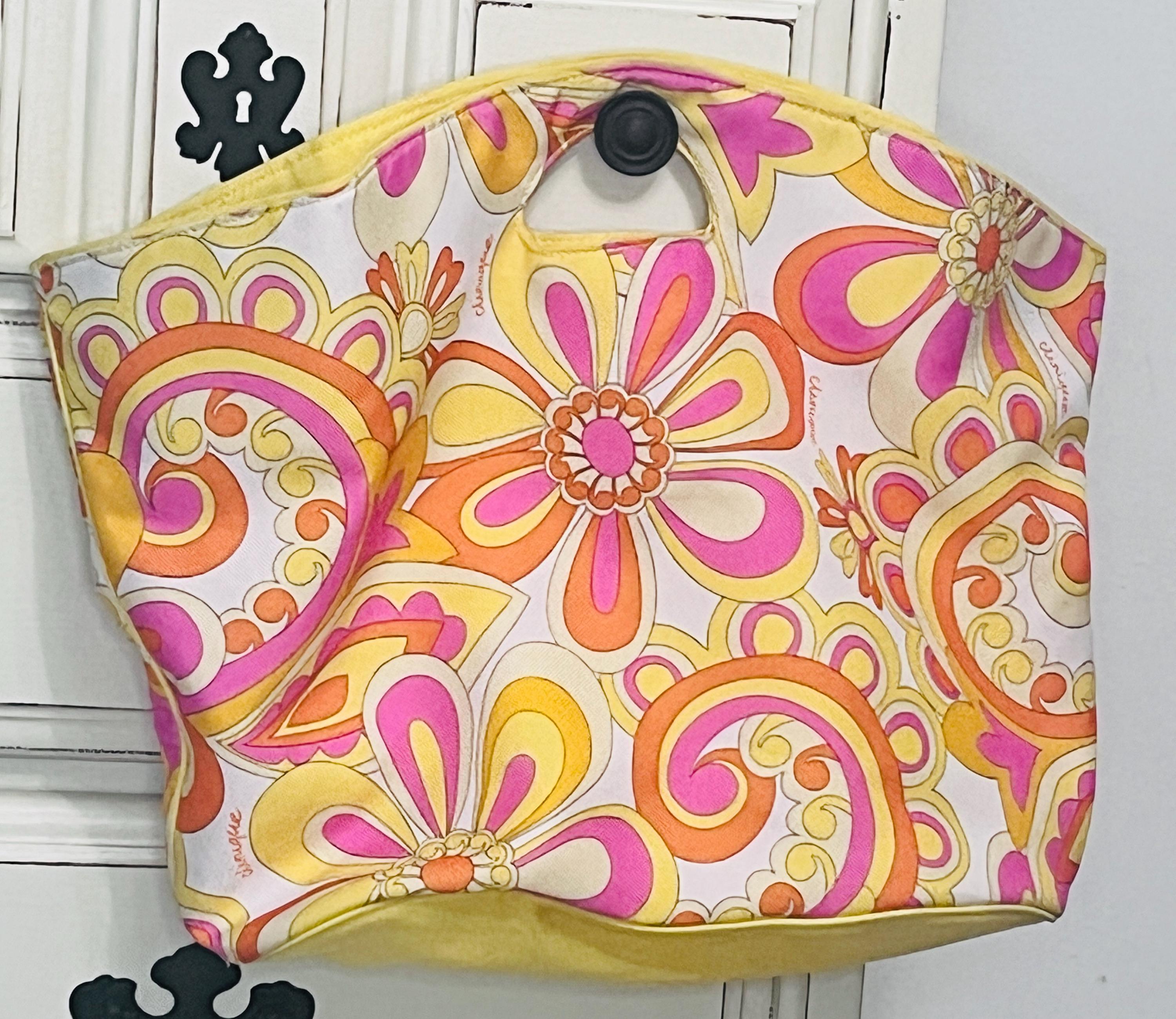 Clinique Yellow White Pink Striped Tote Bag LRB Pink & Green Stripe Tote Bag - LIMITED EDITION – The LRB  main image 4
