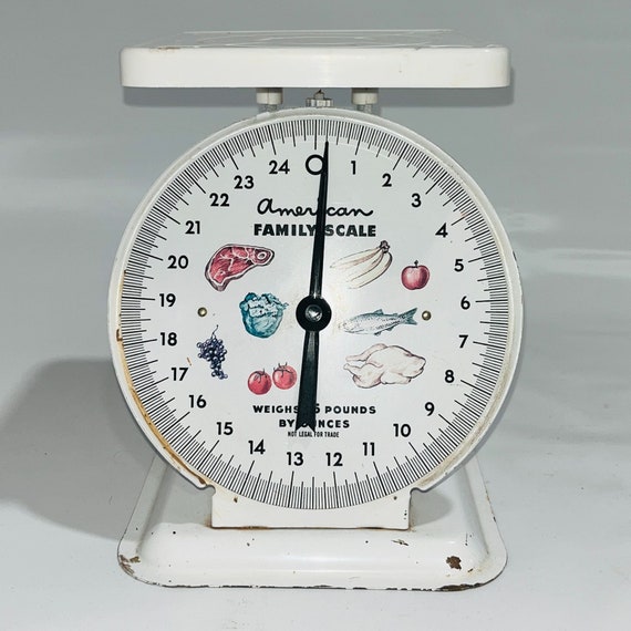 Vintage food scale cheap