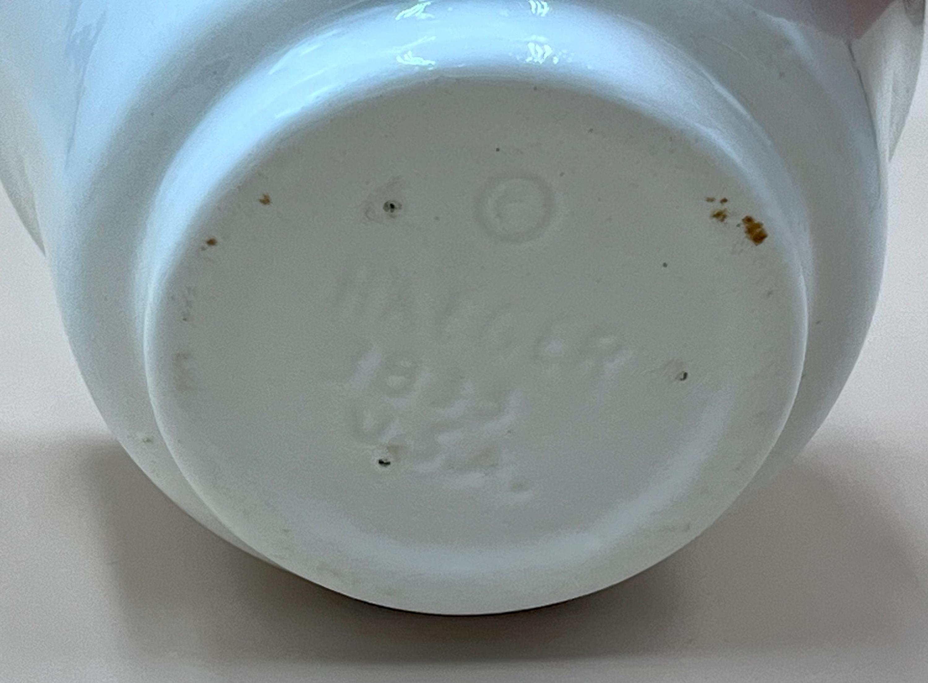 Vintage Haeger USA White Ceramic Planter-Mid-Century Modern