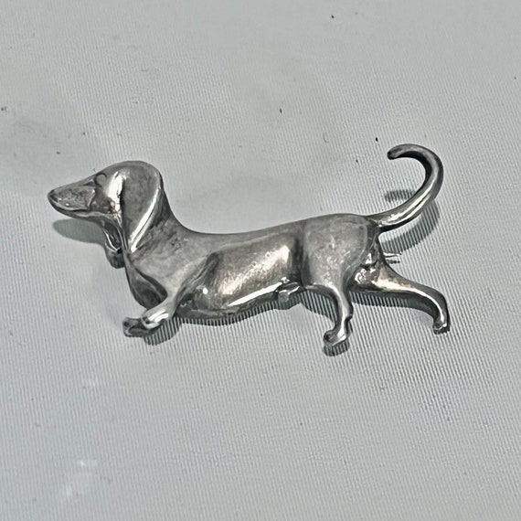Dachshund Puppy Karfitsa Skylos Me Krystalla Karfitses Pins Brooches Dachshund Puppy Brooch With Crystals main image 1