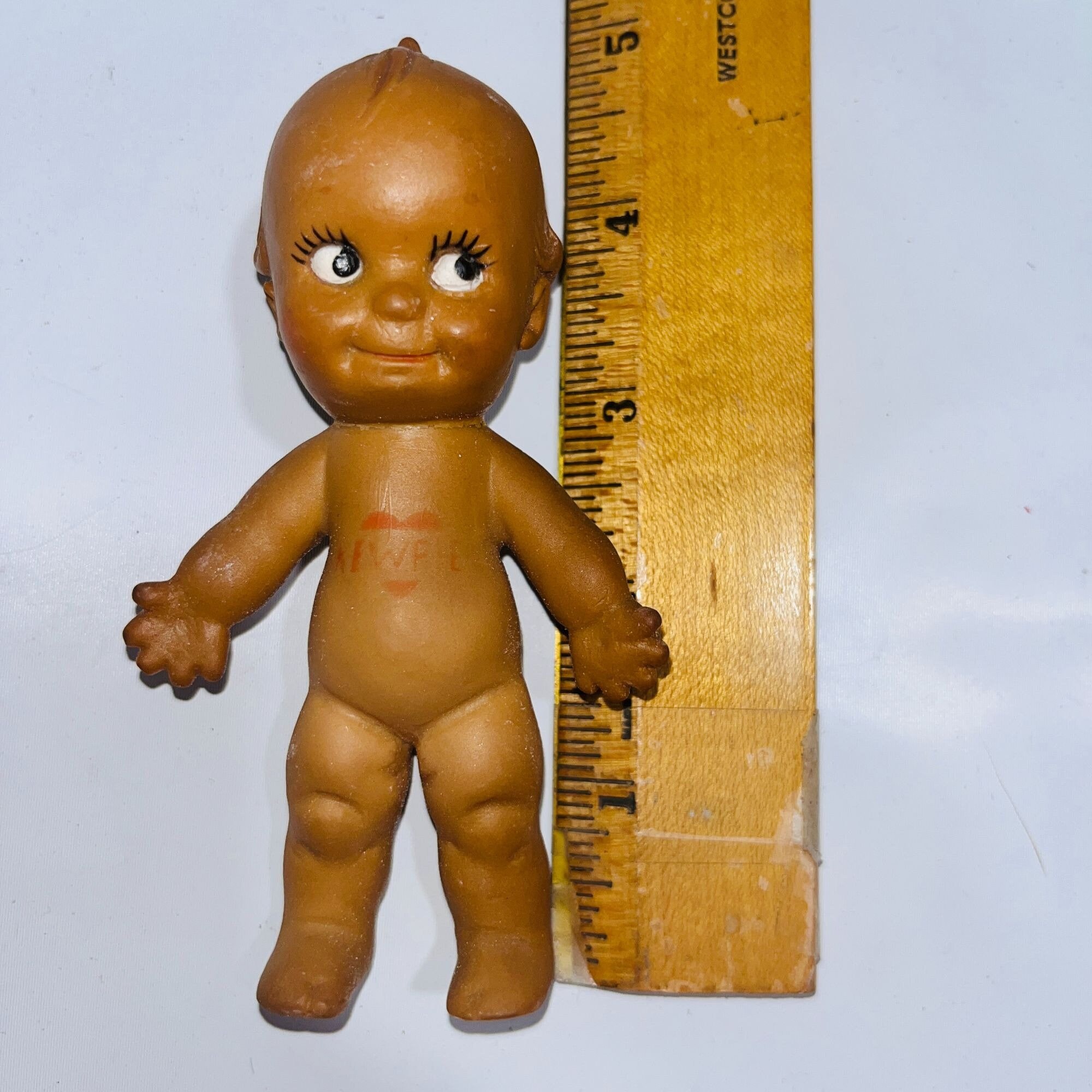 Vintage Cameo Dark Rubber Kewpie Doll Etsy