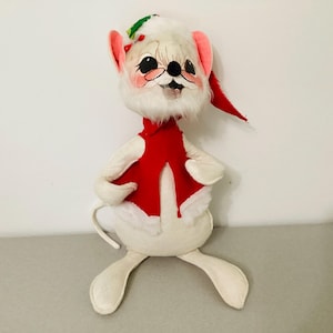 AnnaLee from 1965 Large 14&quot; Christmas Mouse