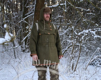 Traditional woolen anorak - military jacket - Mountainer