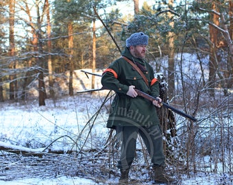 Traditional woolen anorak - survival - bushcraft jacket - Hunter