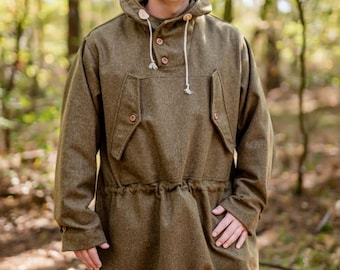Traditional Woolen Anorak - Outdoor Jacket - Rover - Etsy