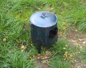 Chimenea portátil de acero