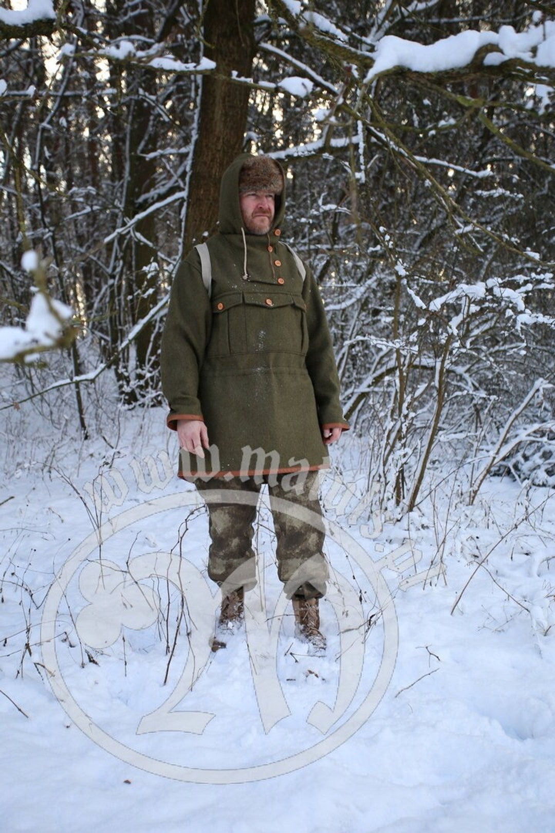 Traditional Anorak - Loden Wool - Military Jacket - Mountainer - Etsy