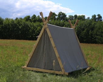 Tienda vikinga de Osberg de la Alta Edad Media - Lino