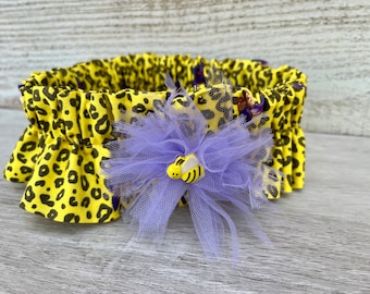 dog scrunchie collar, dog collar, RUFFLed dog collar, cat ruffled collar, neck accessory, collar accessory