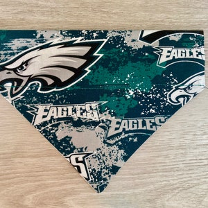 Phila Eagles dog bandana, Eagles bandana, Philly Eagles bandana, football bandana, dog bandana, cat bandana, dog collar accessory