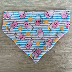 Personalisiertes Hundehalstuch / Katzenhalstuch, Limonadenhalstuch, Sommerhalstuch, über den Kragen Halstuch, Hundehalstuch, Katzentuch, Hundehalsband, Halsbandzubehör