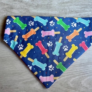personalisiertes Halstuch, Sommer-Halstuch, Eis am Stiel-Halstuch, über das Kragen-Halstuch, Katzen-Halstuch, Hunde-Halstuch, Hundehalsband, Hundeschal, Katzenschal,