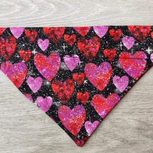 Personalisierte Hund Bandana, Katze Bandana, über den Kragen Bandana, Valentines Bandana. Personalisierte Bandana, Hundehalsband, Geschenk für Hundeliebhaber