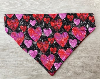 Bandana personalizada para perros y gatos para el Día de San Valentín