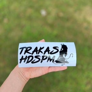Trakas Hdspm Car Decal| Trakas Hdspm sticker| Vinyl Car Decal