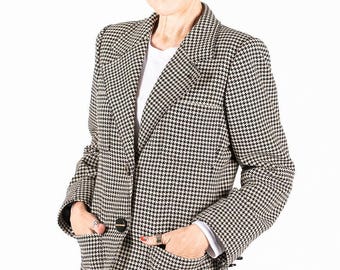 Vintage 70s Yves Saint Laurent YSL Rive Gauche Black and