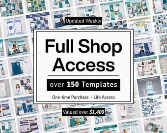 Clinic Marketing Mega Bundle IV Hydration Templates Functional Medicine Weight Loss GLP1 MedSpa Flyers Hormone Therapy Canva Template