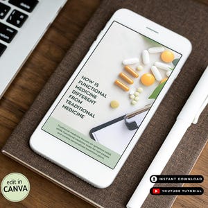 Functional Medicine Canva templates for Instagram marketing. Professional, customizable posts and stories focused on integrative wellness, lifestyle medicine, patient education, and chronic illness prevention. Great for clinics and practitioners offering Functional Medicine or holistic care services.