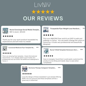 Functional Medicine Brand Integrative Medicine Marketing Bundle Template Medical Social Media Kit Doctor Flyer Medicine Brochure Rack Card image 9