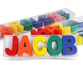 Name Crayons Clear Box